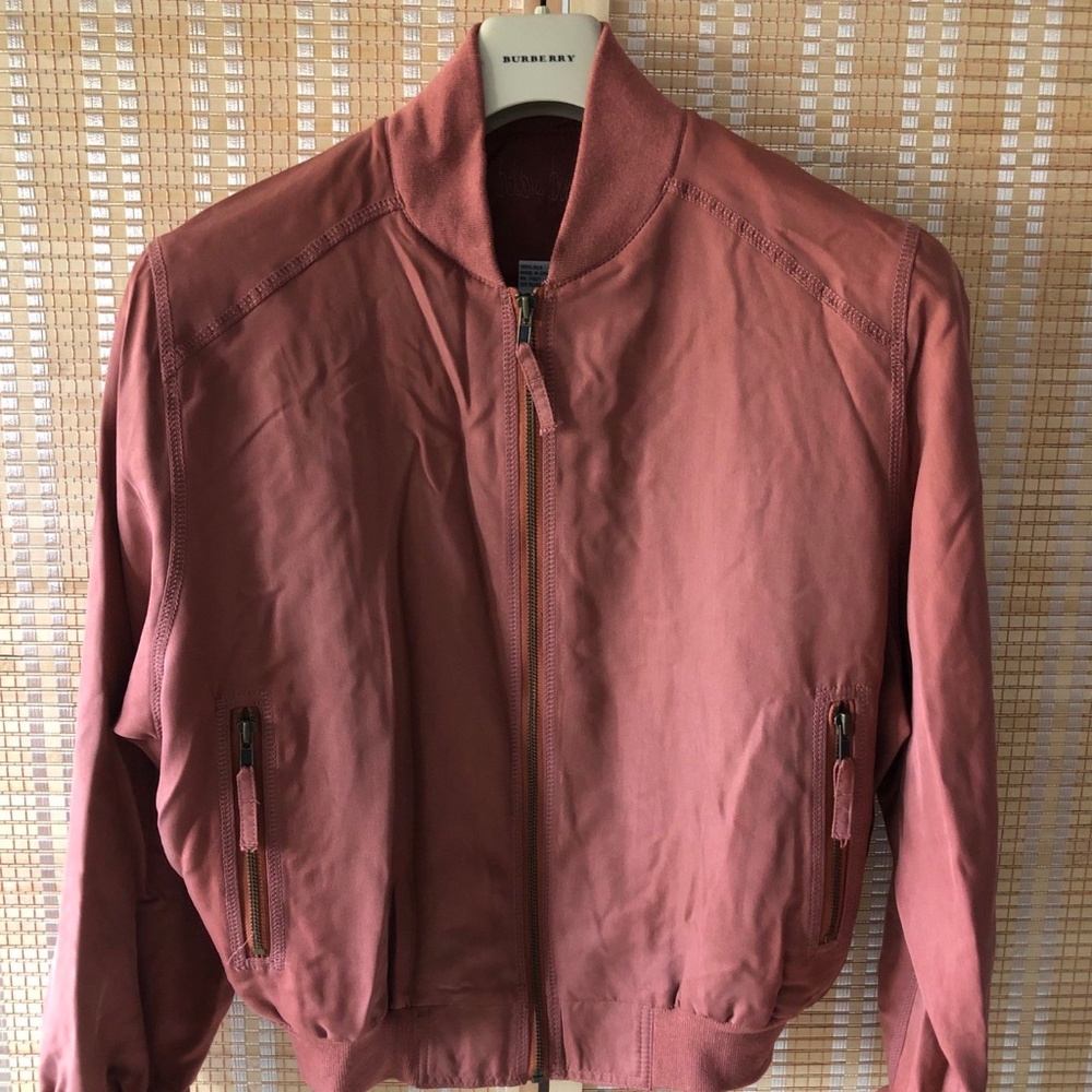 Bobbie Burns Silk Jacket Women Size 3